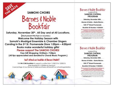 Samohi Choir Bookfair fb
